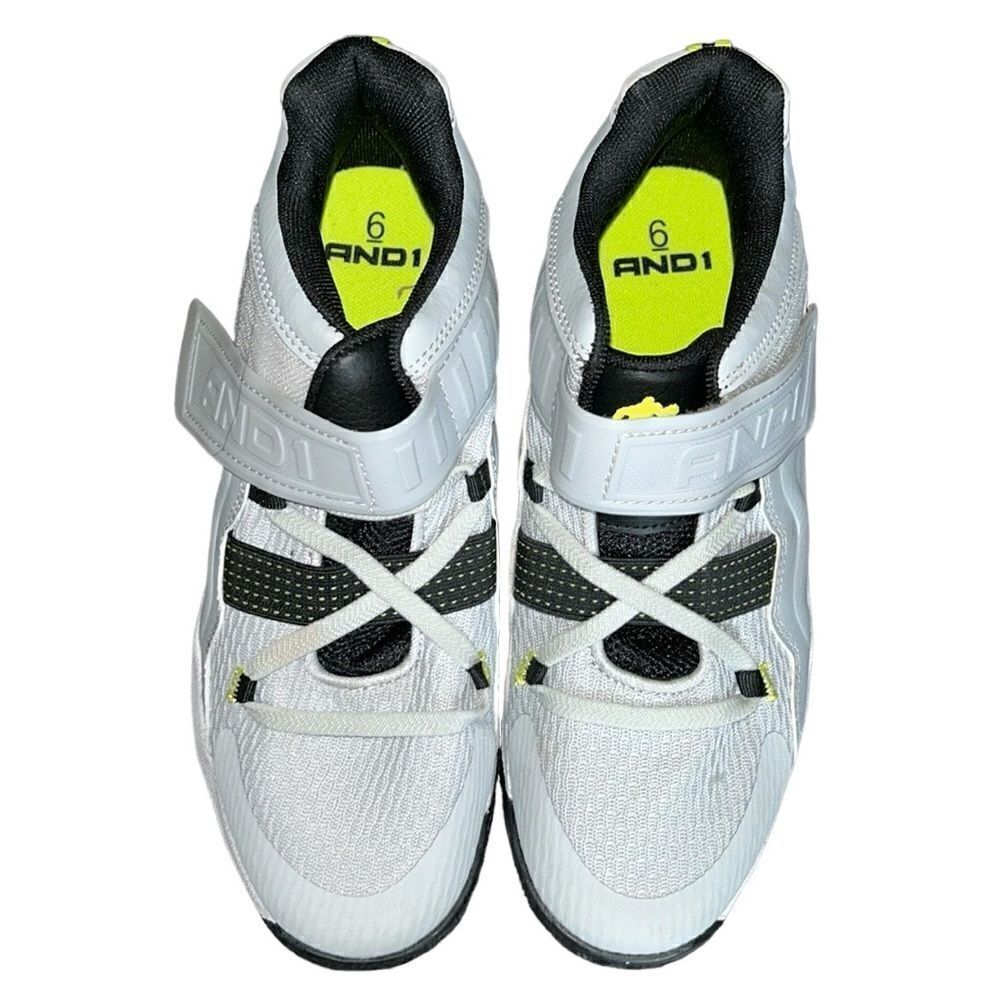 And1 Boys Gray Hightop Sneakers(Size 6)
